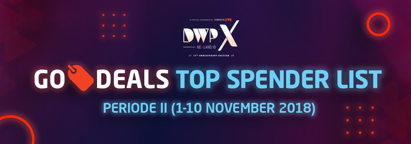 Daftar Nama Top Spender GO-DEALS Giveaway Periode 2 | GoDeals