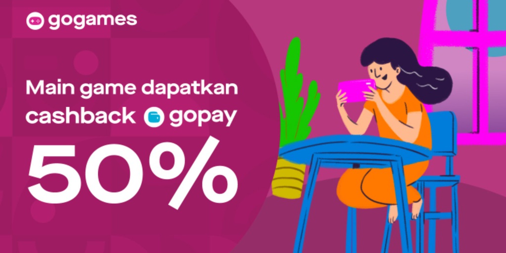 Promo Gogames Bayar Pakai Gopay Cashback 50 11 November 1 December Gogames