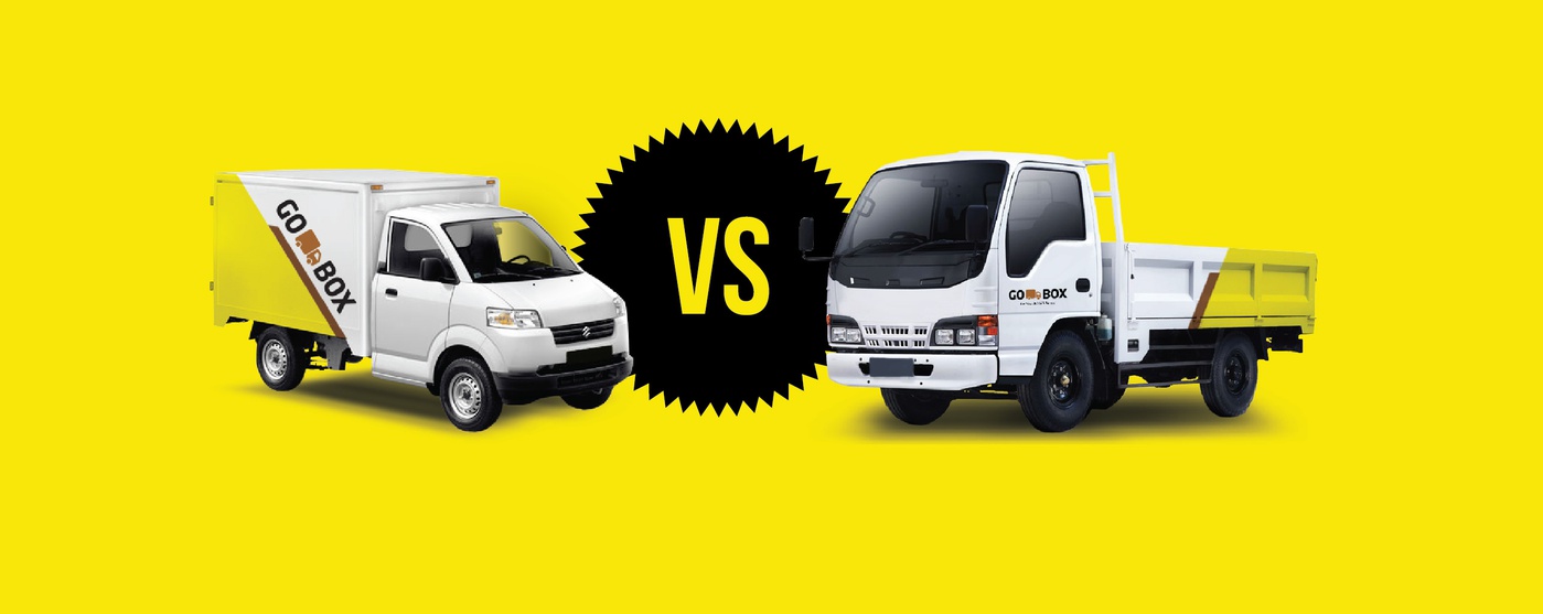 Mobil Box vs Truk Engkel GoBox