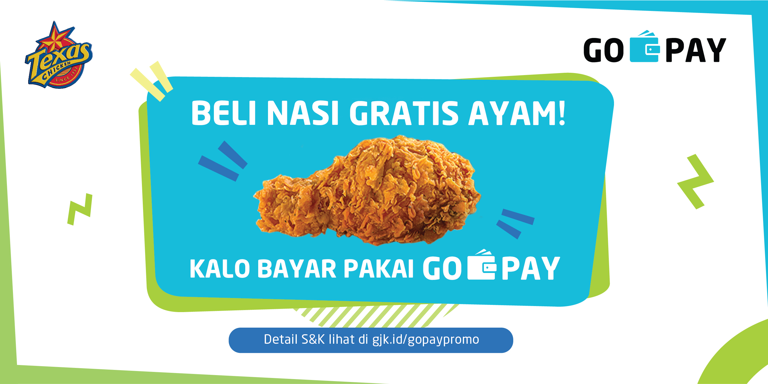 Paket Menu Texas Chicken Indonesia GO-PAY Paket Menu Texas Chicken Indonesia GO-PAY