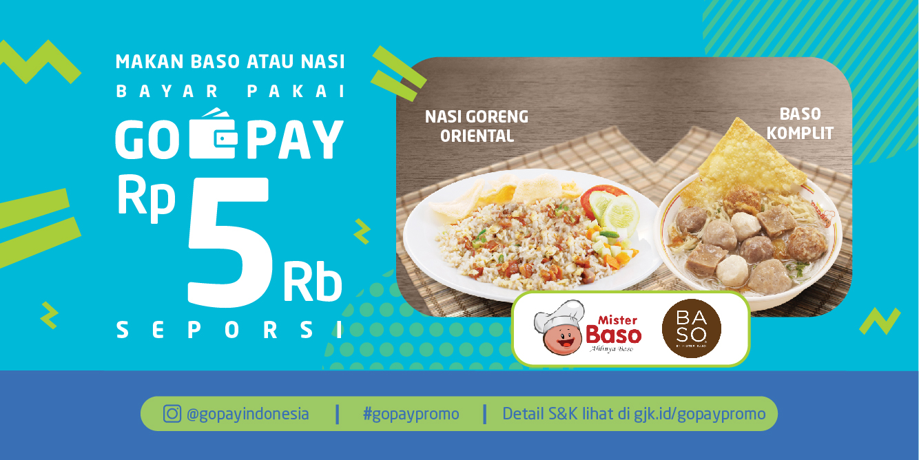 Mister Baso GO-PAY Mister Baso GO-PAY