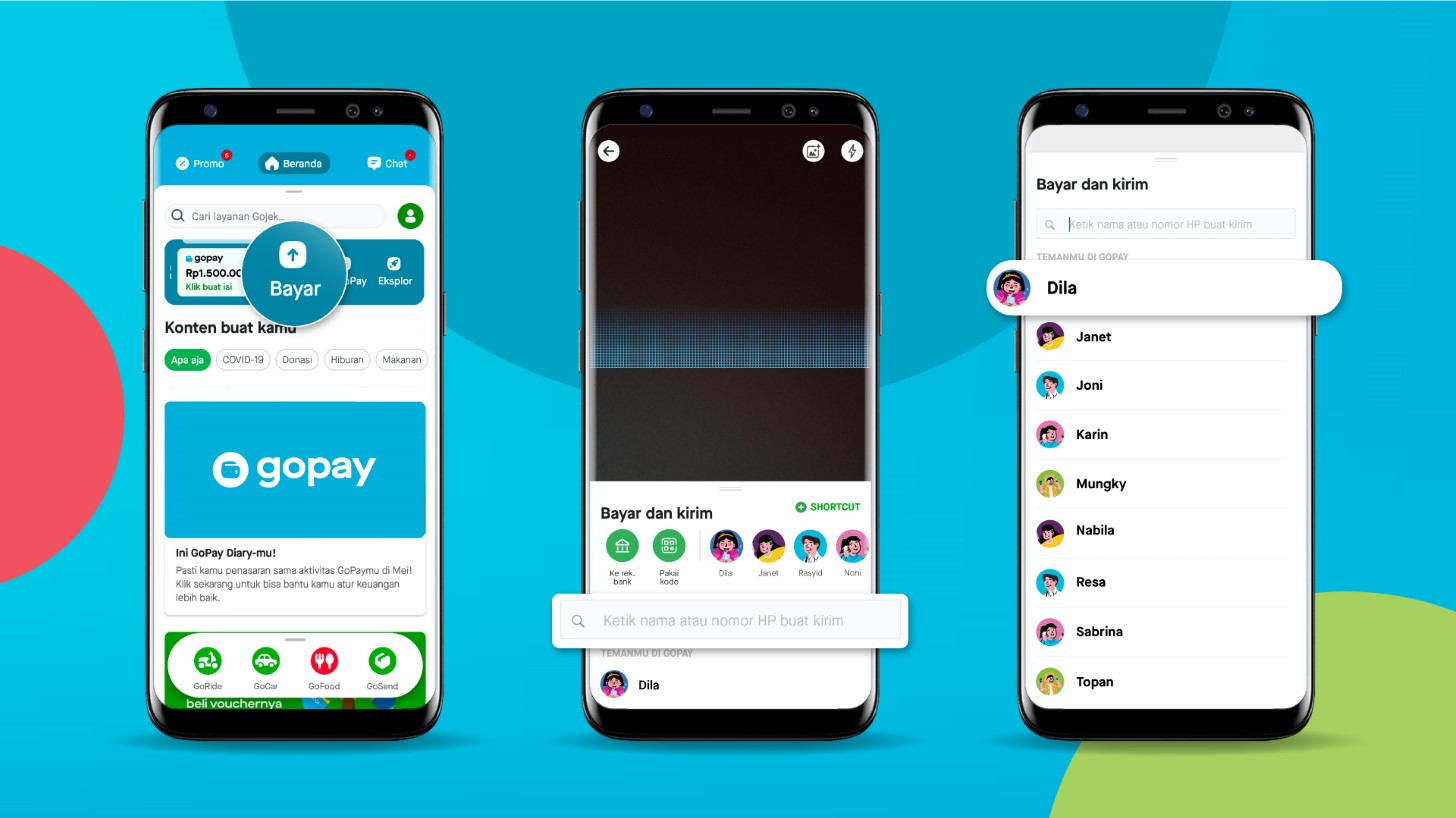 Cara Transfer Gopay Gojek Terbaru