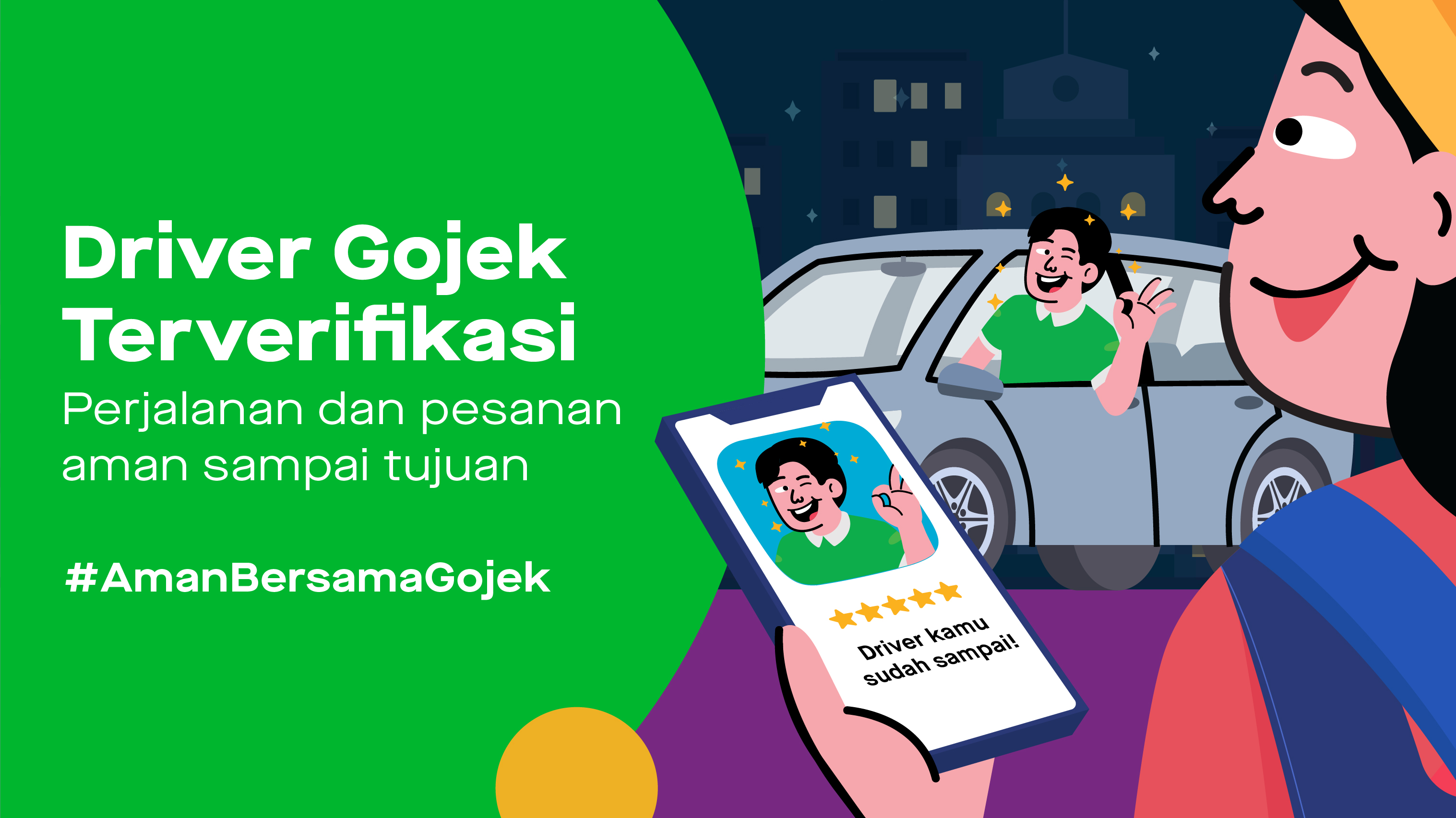 Driver Gojek Terverifikasi