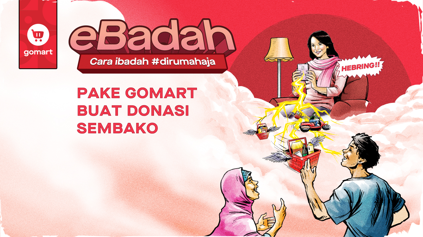 Kirim Sembako untuk Donasi dengan Cepat Pakai GoMart