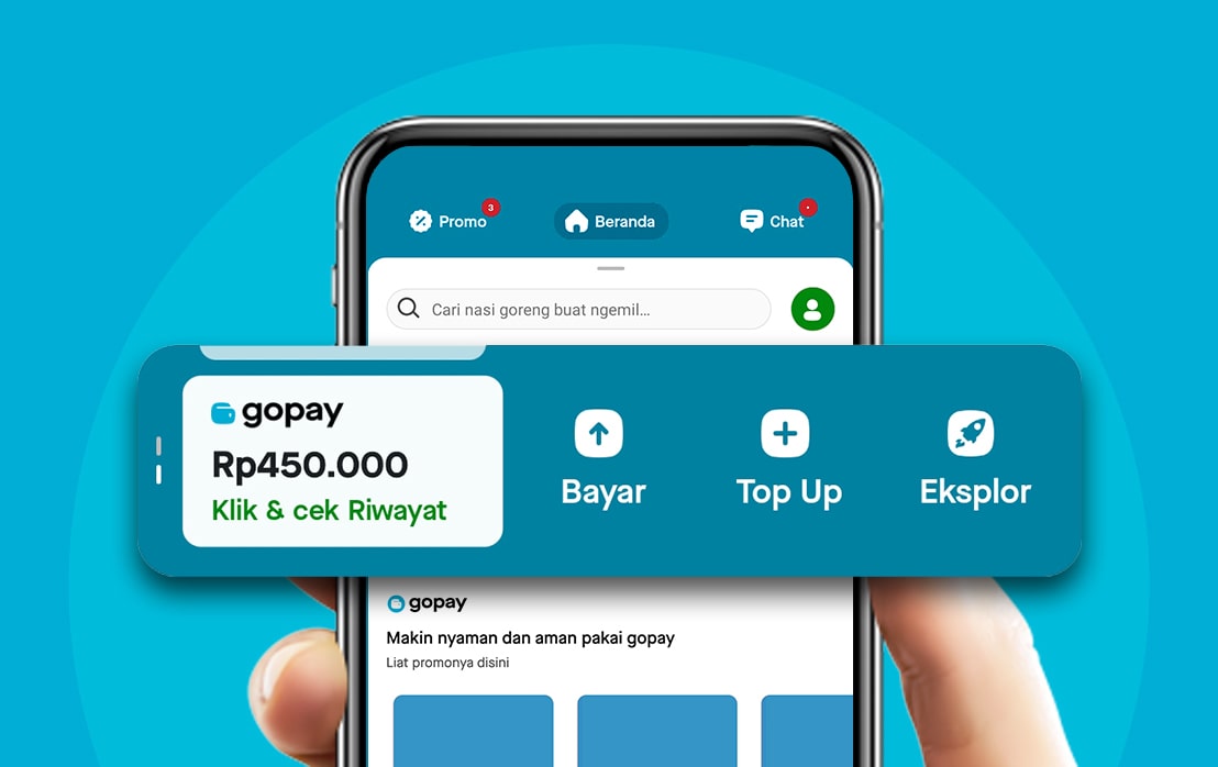 GoPay: Uang Elektronik / Dompet Digital Terbaik di Indonesia