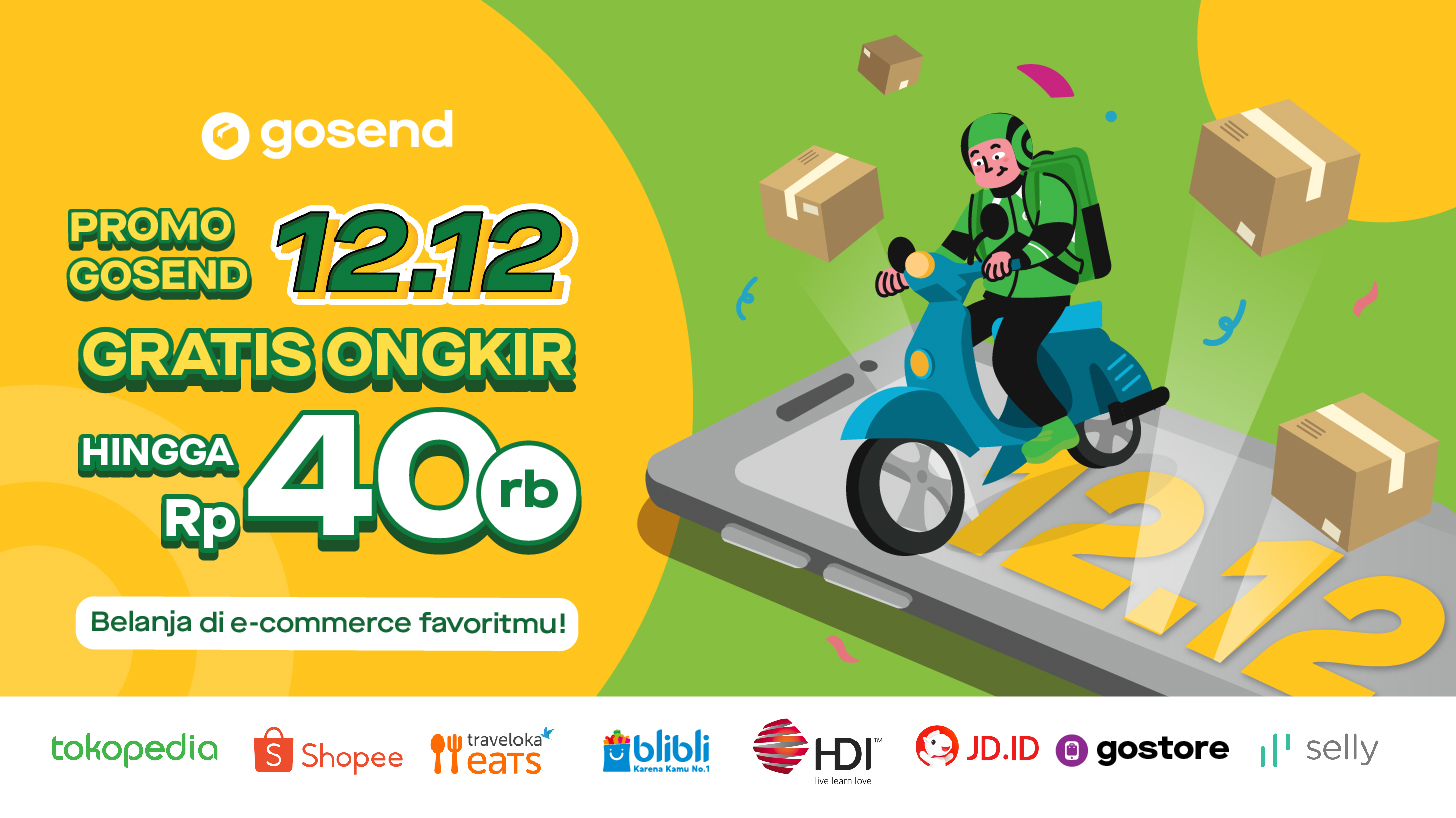 Belanja di E-commerce Makin Hemat pakai Promo Ongkir GoSend 12.12