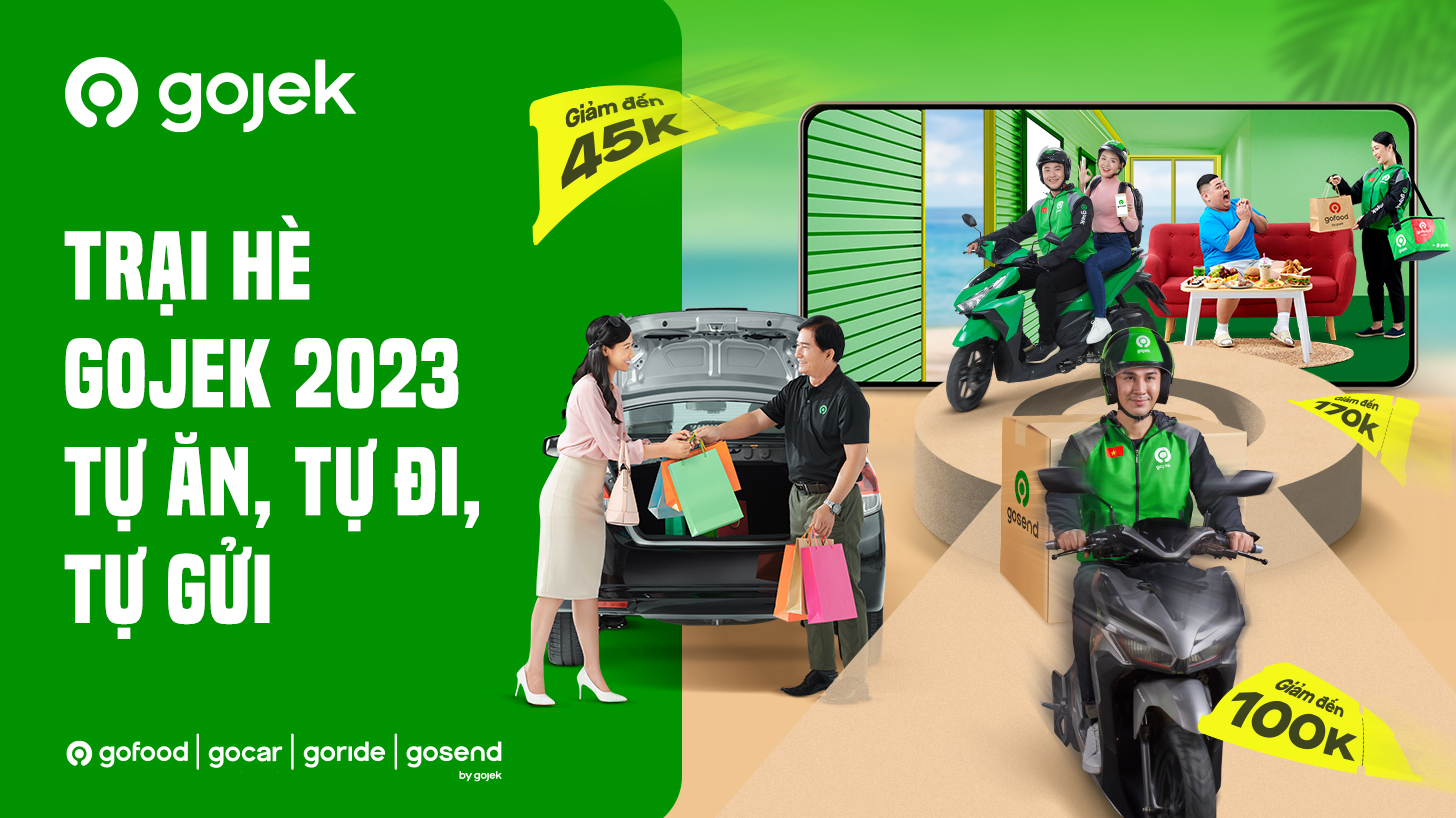 Bảng tin Khuyến mãi tháng 7 của Gojek Gojek