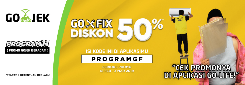 PROGRAM REFORMASI AC Panas & Perabot Ngadat GO-FIX 50%