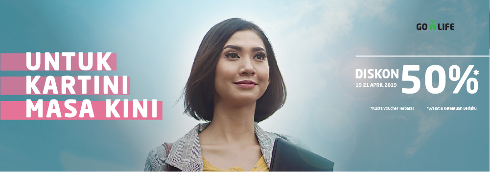 Diskon GO-LIFE 50% Spesial untuk Kartini Masa Kini!