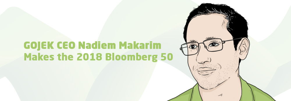 GOJEK Founder Nadiem Makarim Named a Top Business Leader in 2018 Bloomberg 50