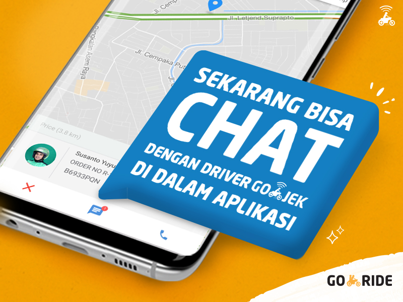 Ini Dia yang Ditunggu! Bisa Chat dengan Driver GO-RIDE di dalam Aplikasi
