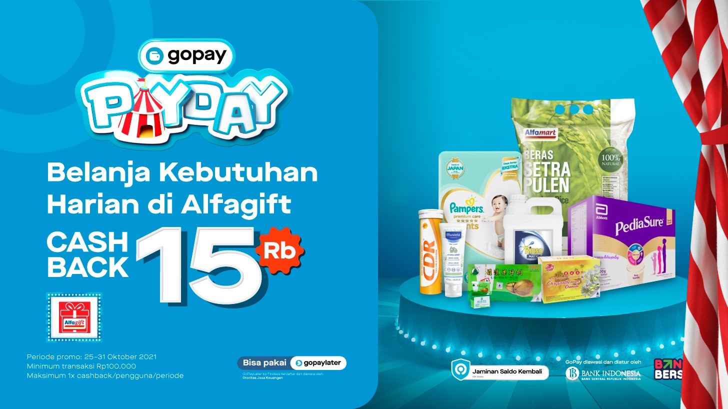 Promo Alfagift: Cashback hingga Rp20.000 & Diskon Member Baru