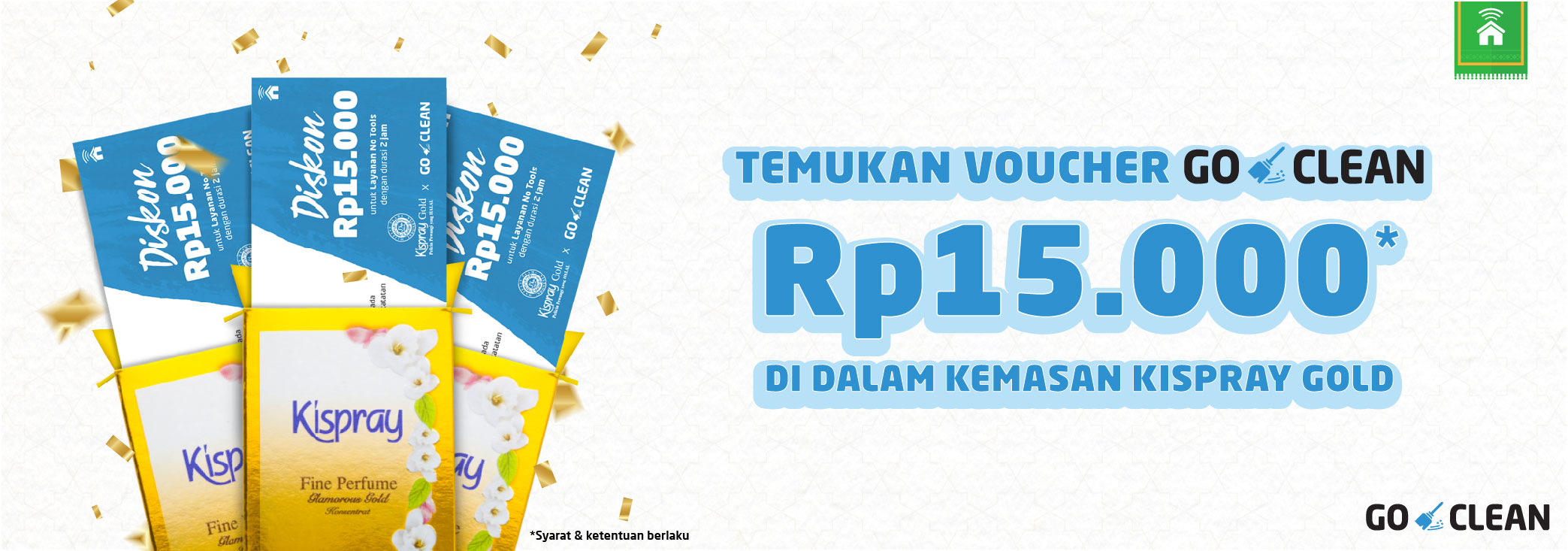 Mau Voucher Diskon GO-CLEAN Rp15.000?