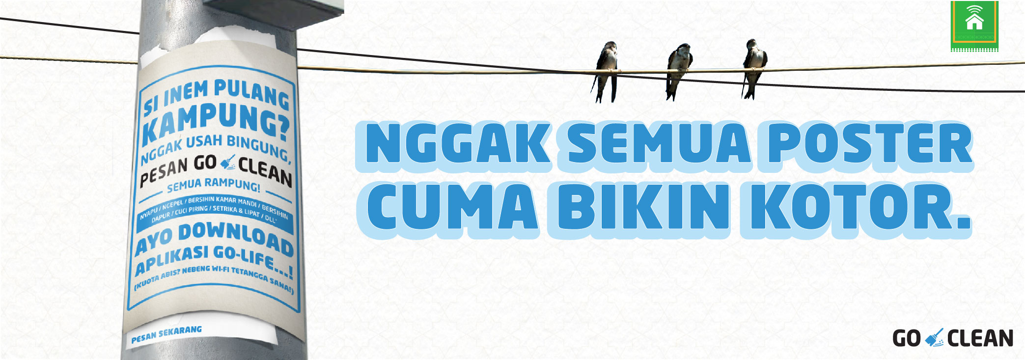 Ada Diskon Rp30.000 Tiap Pesan GO-CLEAN! Mau?