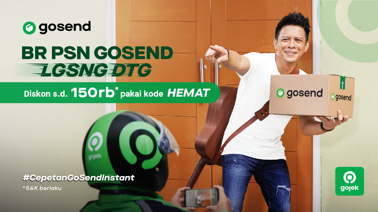 Diskon Ongkir s.d. Rp 150.000! #CepetanGoSendInstant