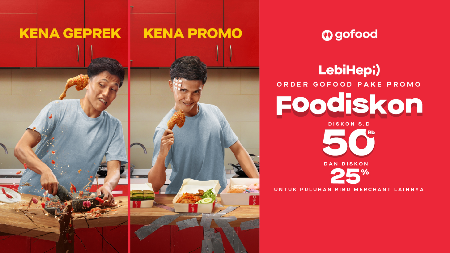 Diskon di Promo Foodiskon GoFood bikin LebiHepi