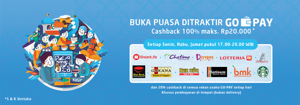 Buka Puasa Ditraktir GO-PAY