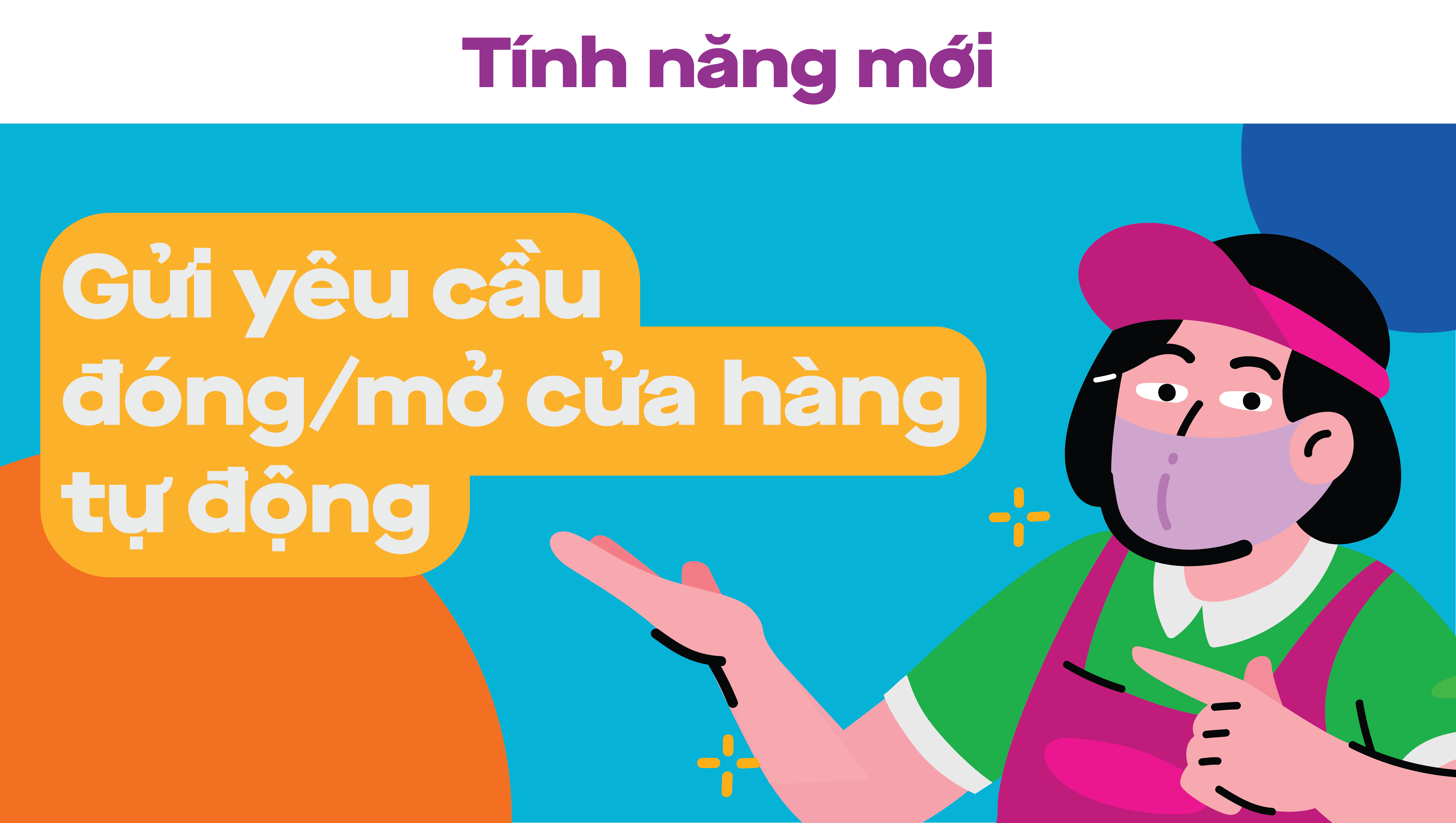 Gửi yêu cầu đóng/mở cửa hàng tự động dành cho Đối tác Nhà hàng