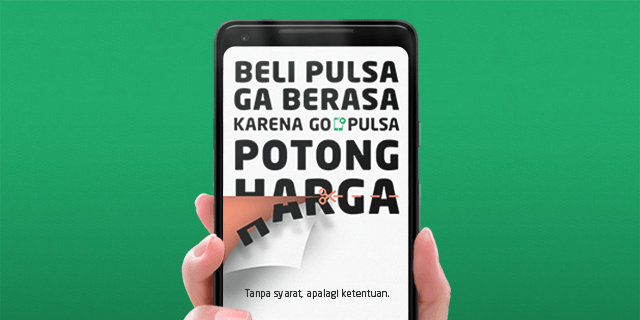 GO-PULSA Potong Harga Tanpa Syarat