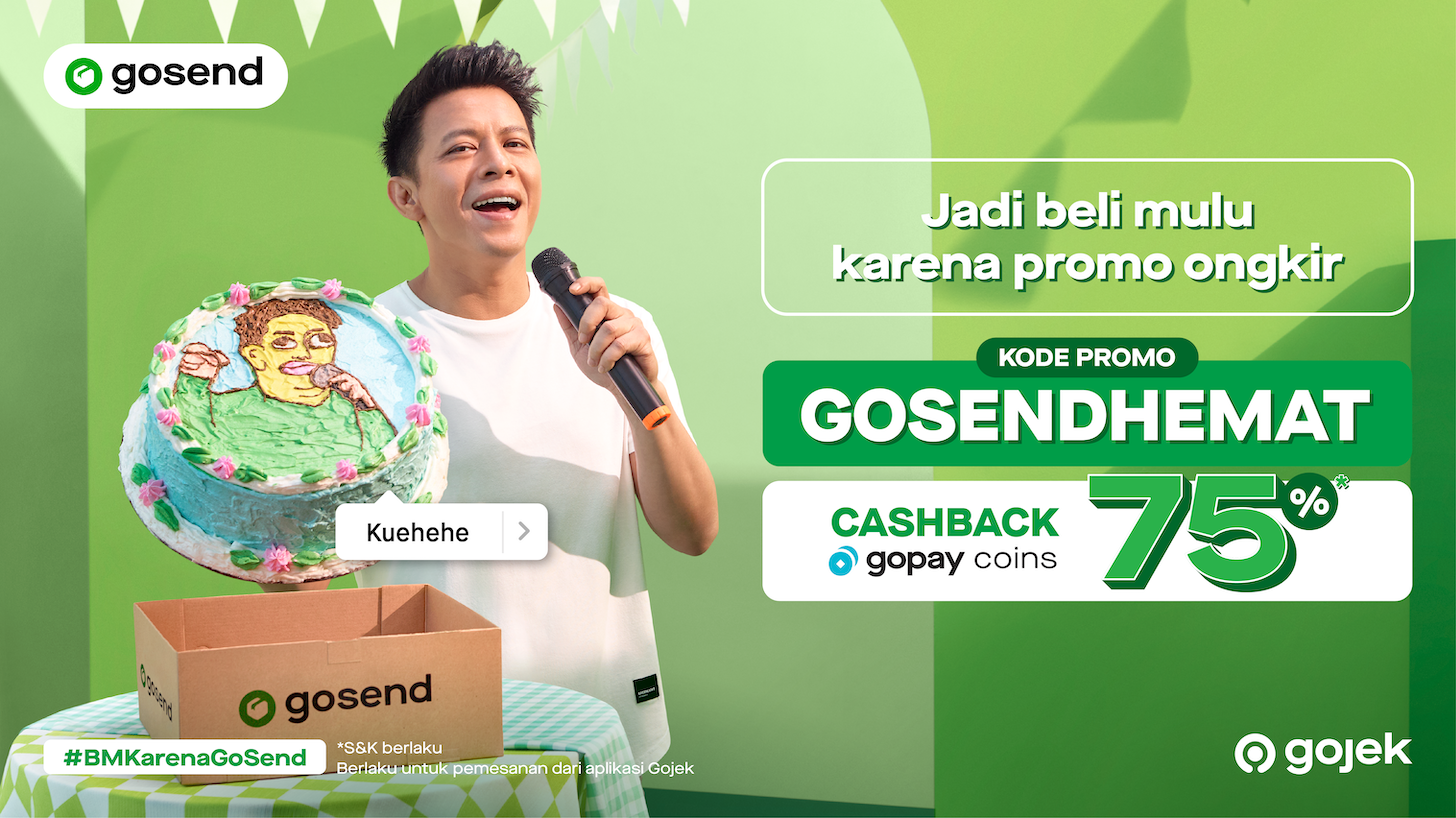 Cashback GoPay Coins 75%, pakai Kode Promo ‘GOSENDHEMAT’!