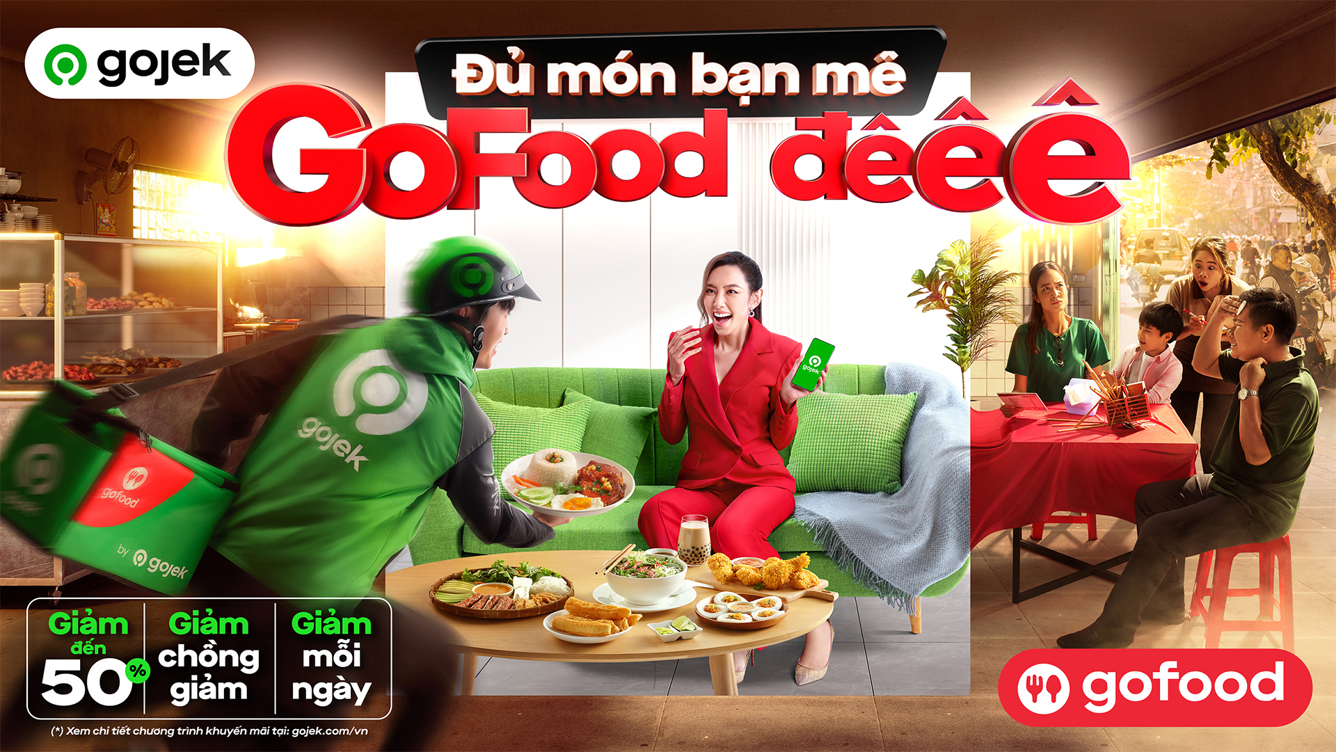 Tháng 7 ăn đủ món bạn mê - Ưu đãi phủ phê - GoFood đêêê!!!