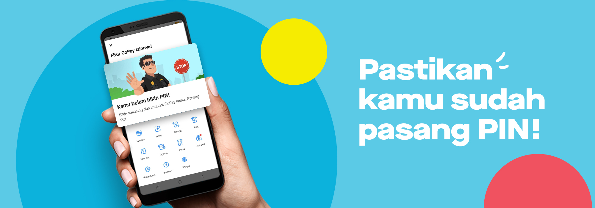 Pasang PIN untuk Keamanan Akun Gojek Kamu