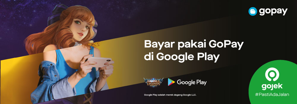 Top up Diamond Mobile Legends (ML) di Google Play: Cashback 100%!