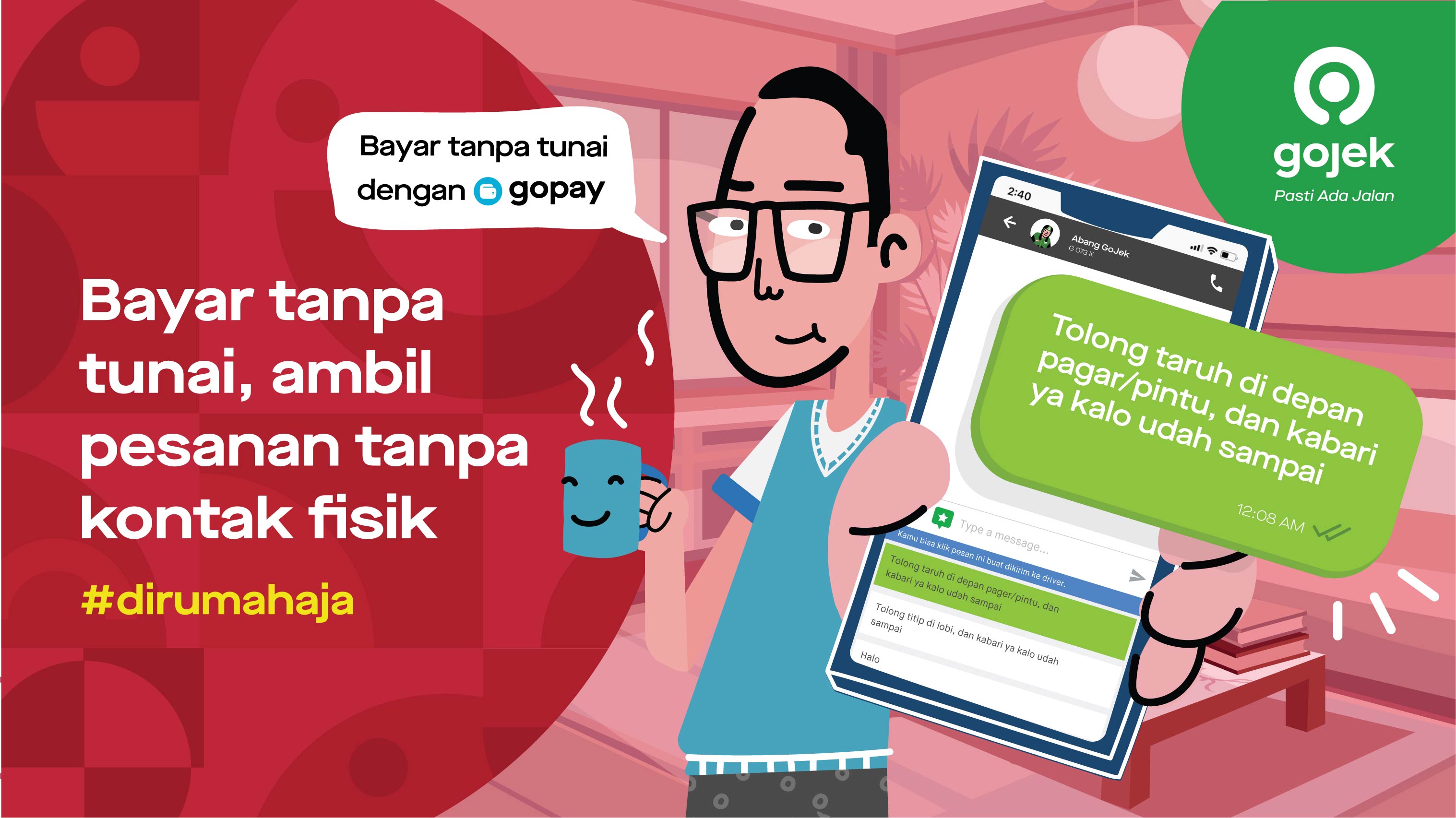 Stay Safe when You #StayAtHome with Gojek’s Contactless Delivery