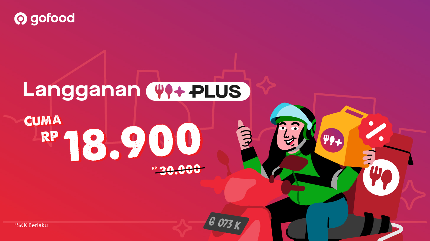 Gratis Ongkir Setiap Hari dengan GoFood PLUS