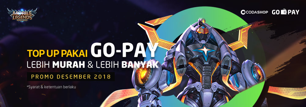 Top Up Diamond Mobile Legends Pakai GO-PAY, Bonus Skin Permanen!