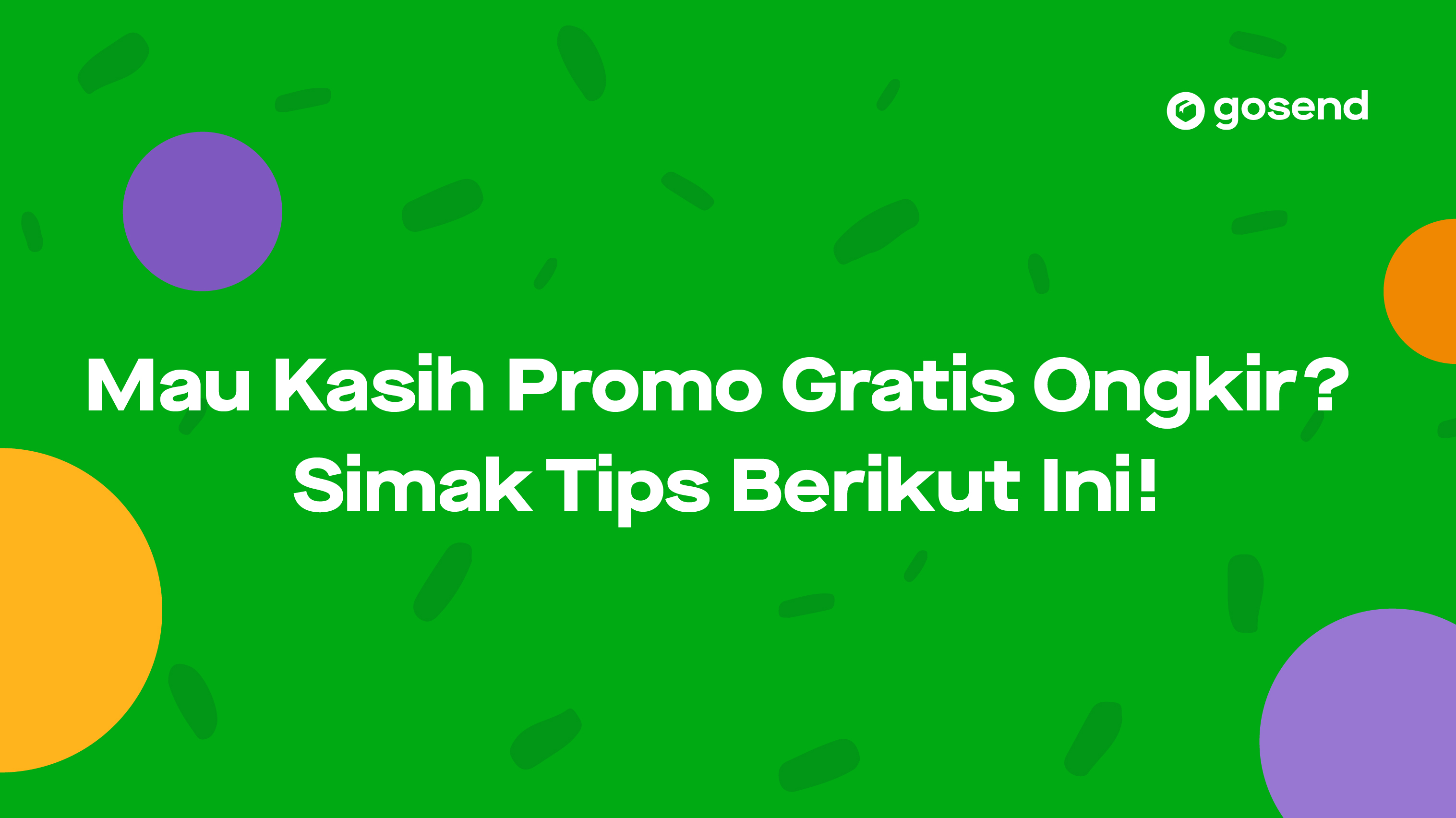Tips Kasih Promo Gratis Ongkir
