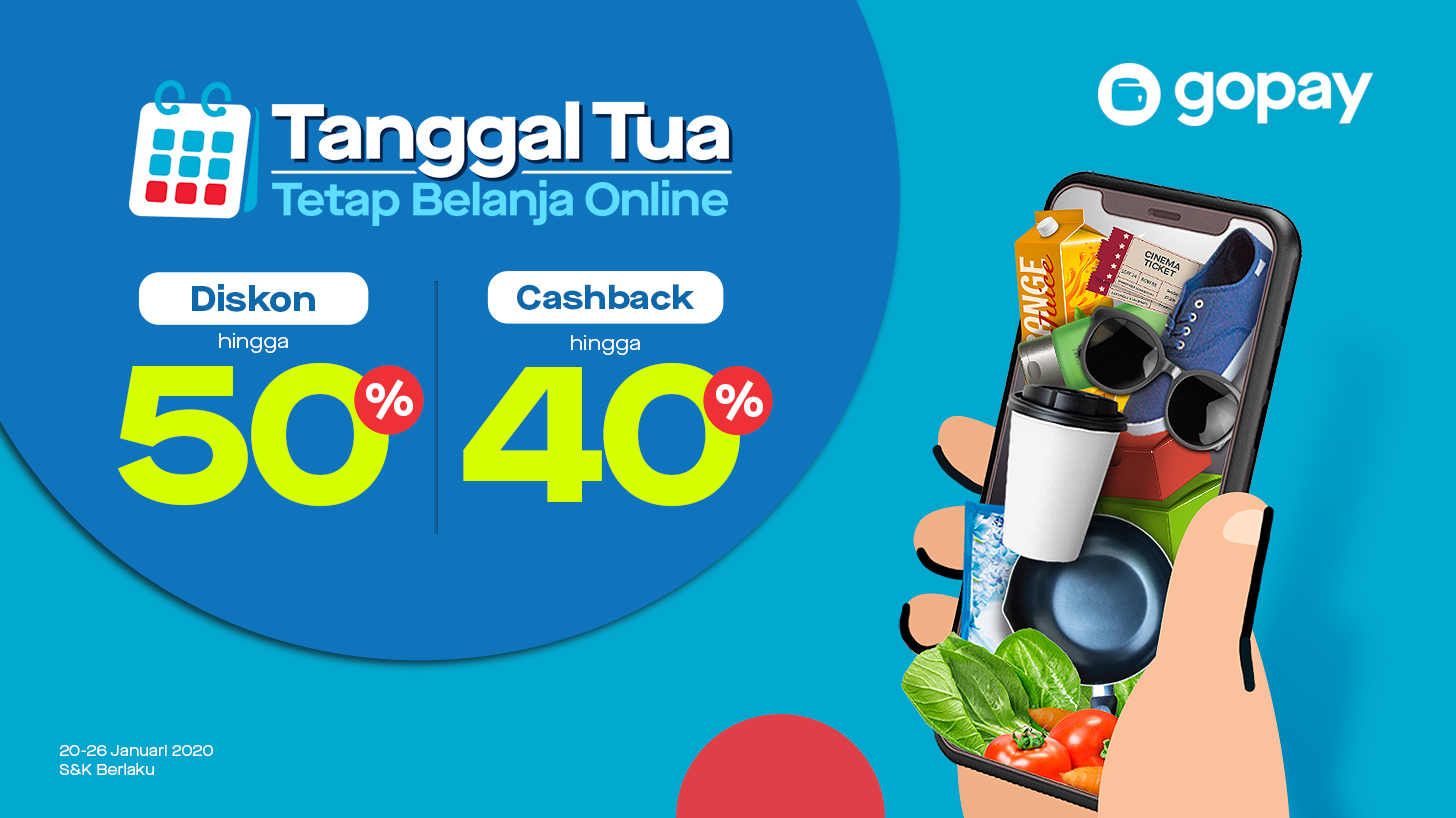 Promo Belanja Online Tanggal Tua Januari 2020: Cashback, Diskon Hingga 50%