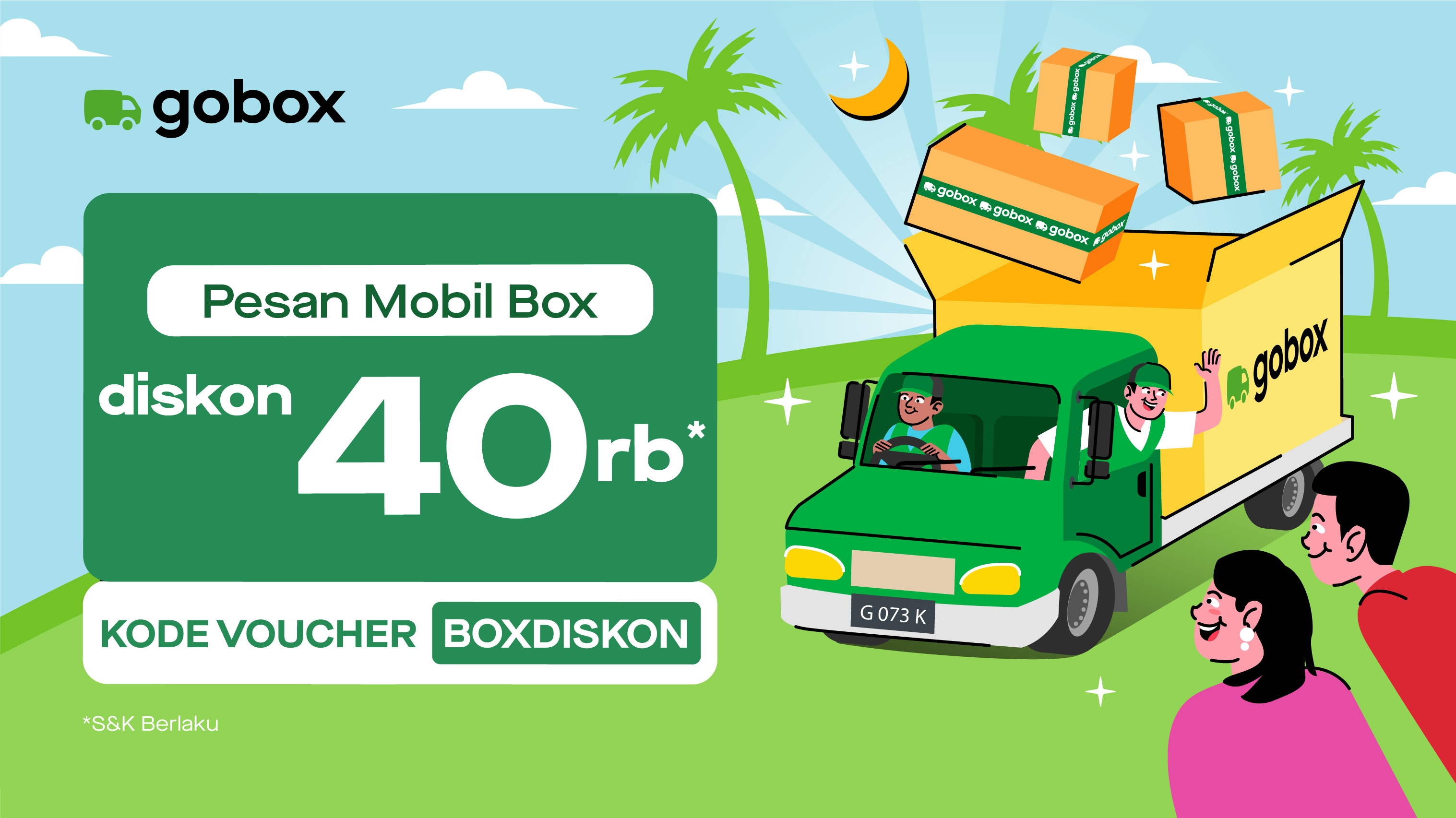 Kirim Barang Besar, Diskon Rp40.000