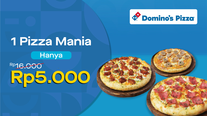 Promo Domino's Pizza: Diskon Pizza Mania