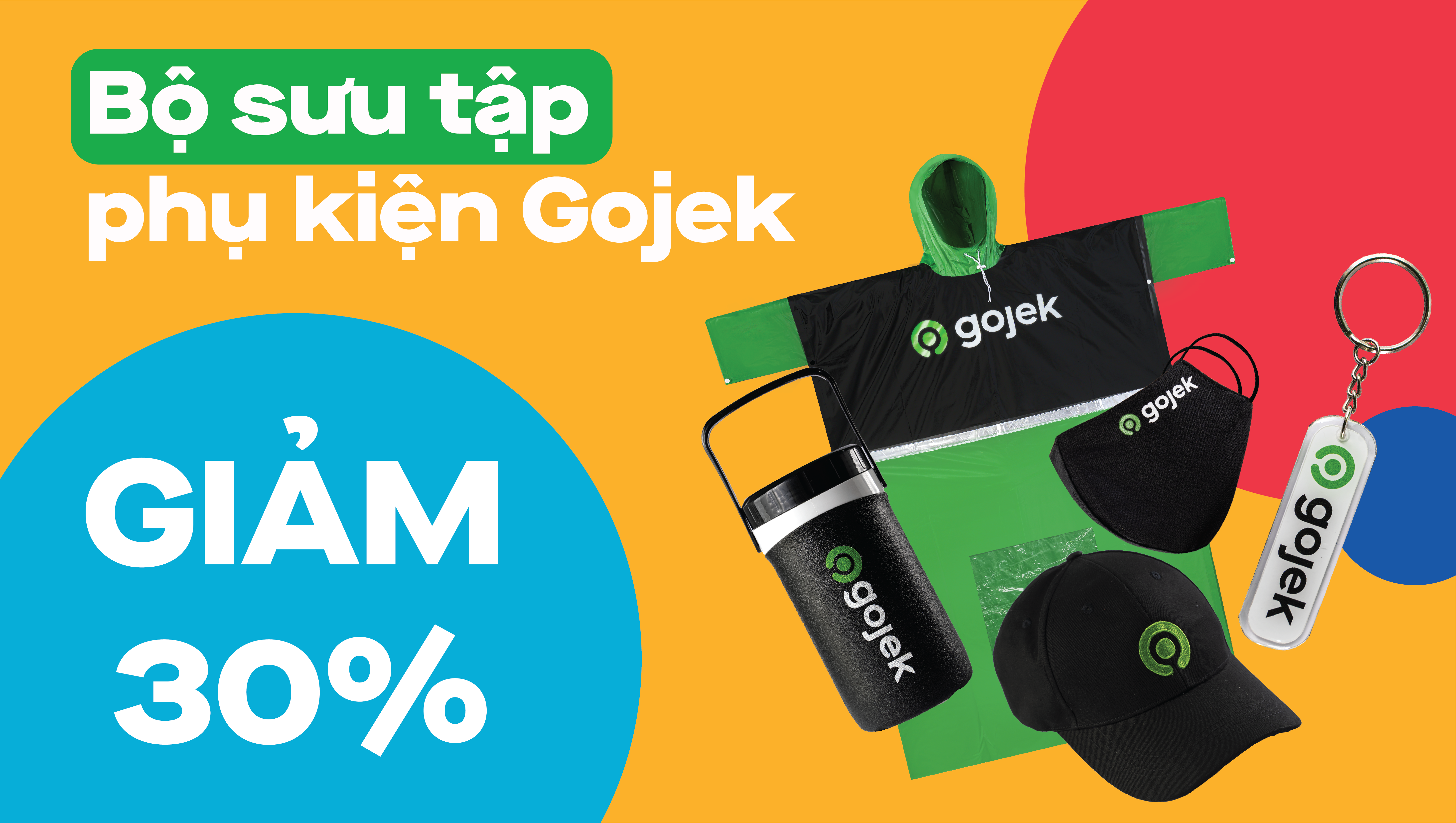 Bộ sưu tập phụ kiện mang thương hiệu Gojek