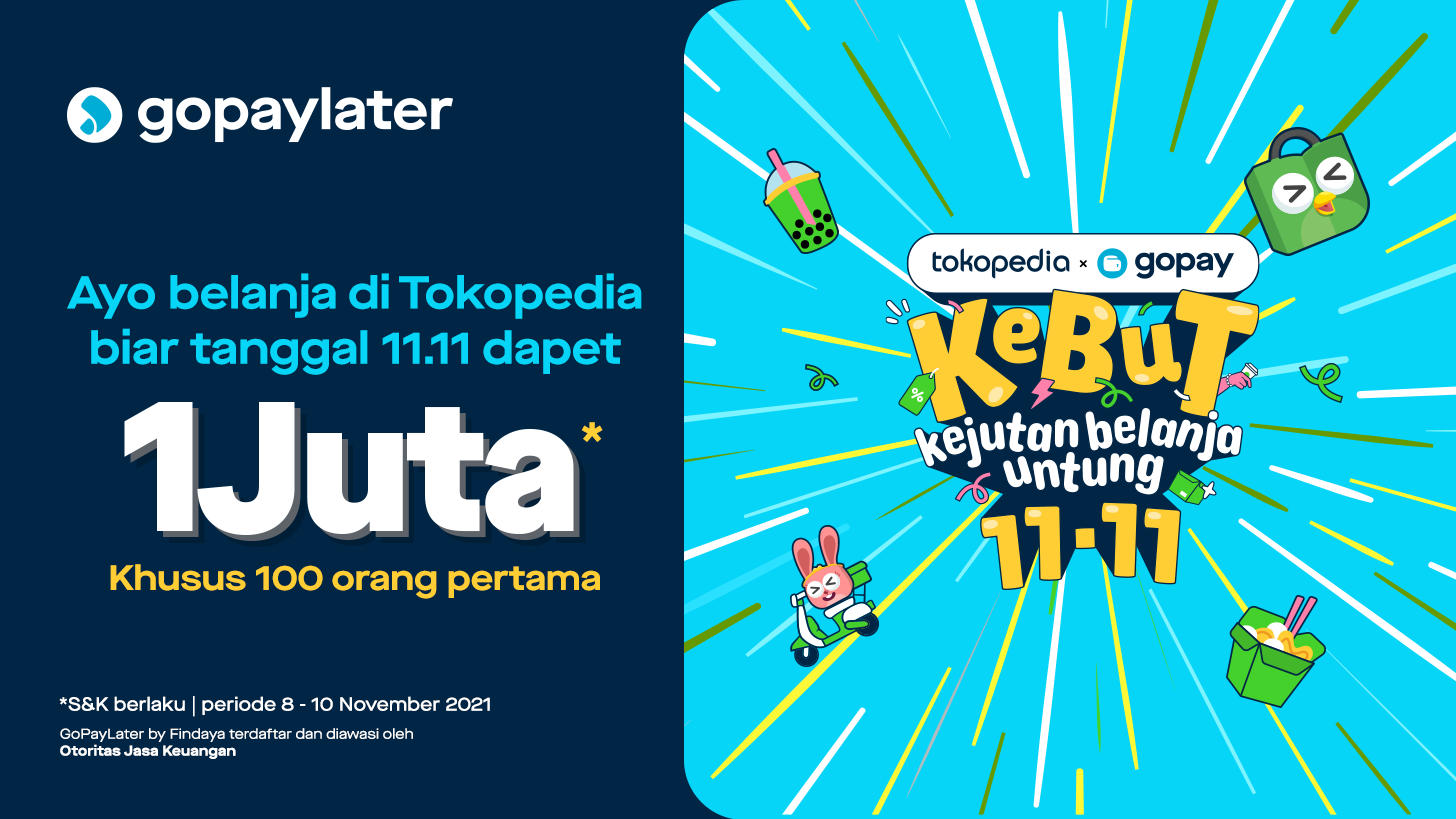 Belanja Lebih Hemat di Tokopedia Pakai GoPayLater