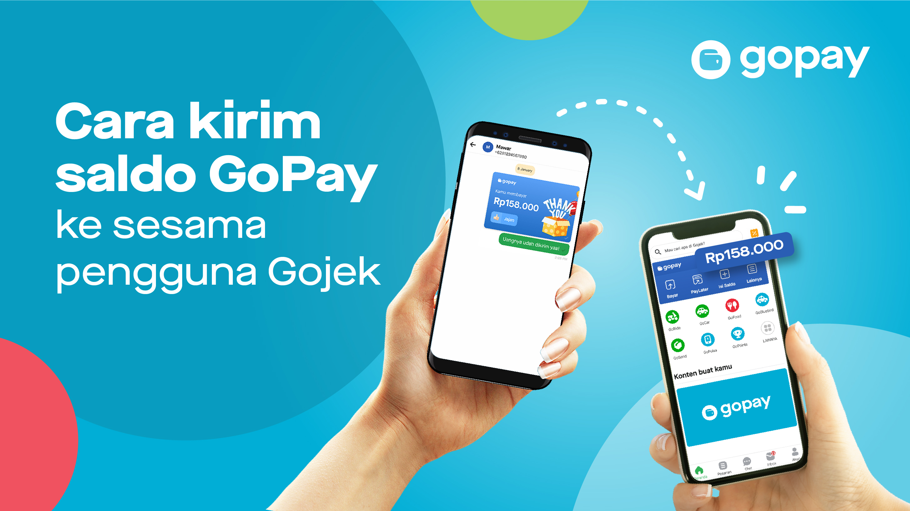 Cara Transfer atau Kirim Saldo GoPay ke Sesama Akun Gojek