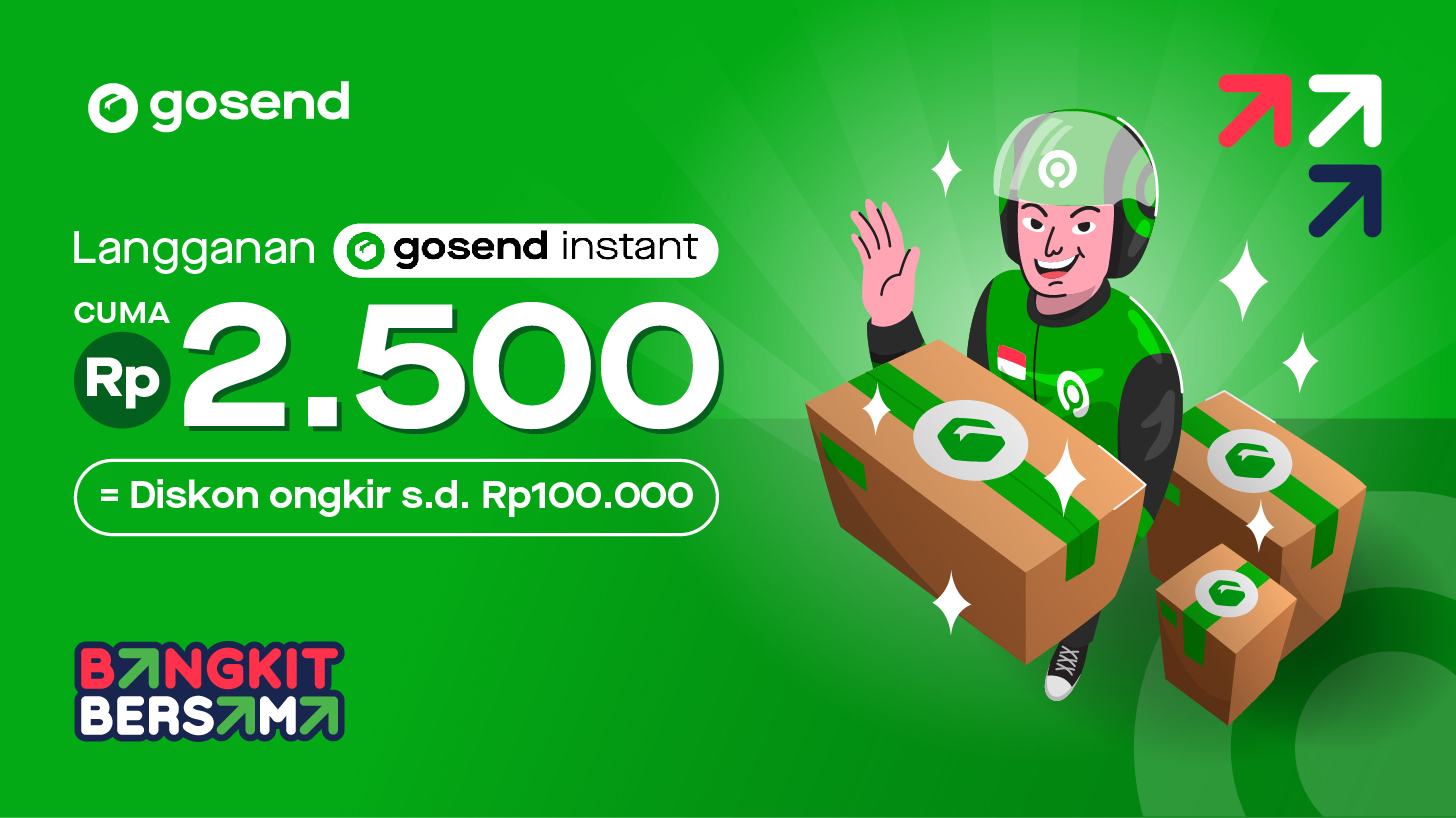 Promo Bangkit Bersama WIB dari GoSend: Paket Langganan Rp 2,5rb