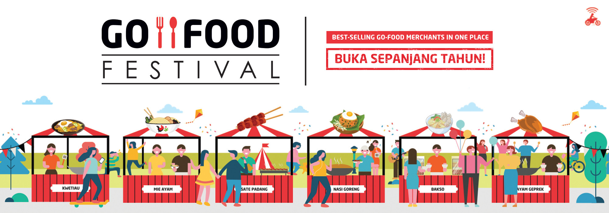 Nikmati Beragam Kuliner dari Ratusan Merchant Favorit Hanya di GO-FOOD Festival