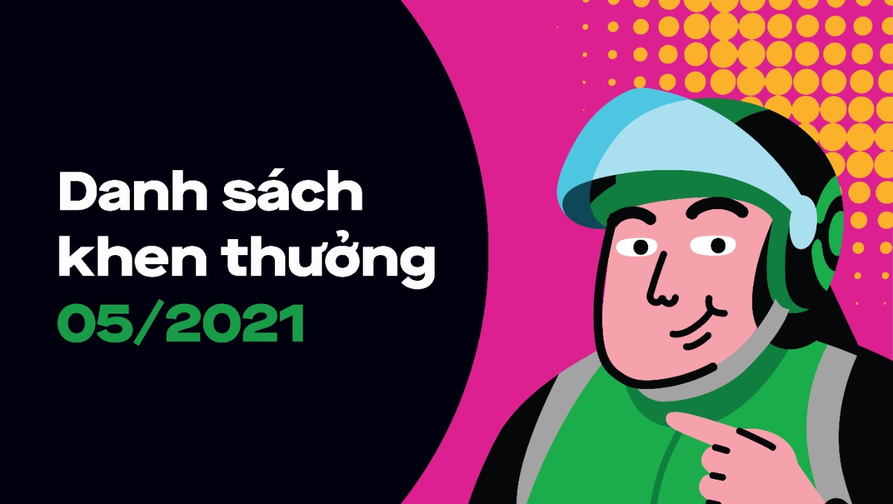 Danh sách khen thưởng tháng 5 năm 2021
