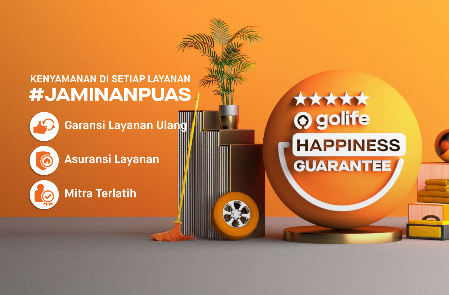 GoLife Happiness Guarantee Program: Kenyamanan di Setiap Layanan