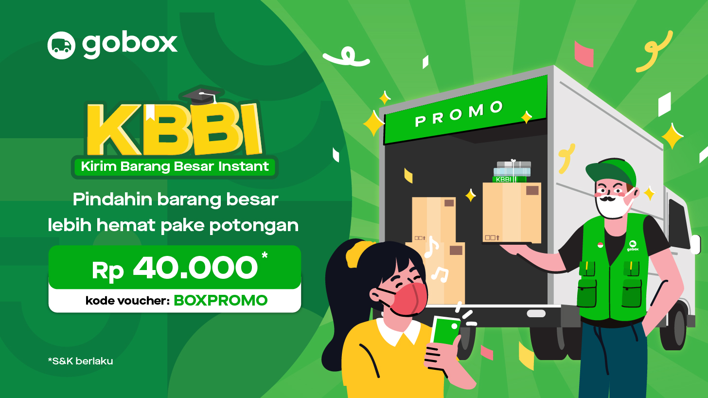 Ada Potongan Harga Rp40.000 dari GoBox!