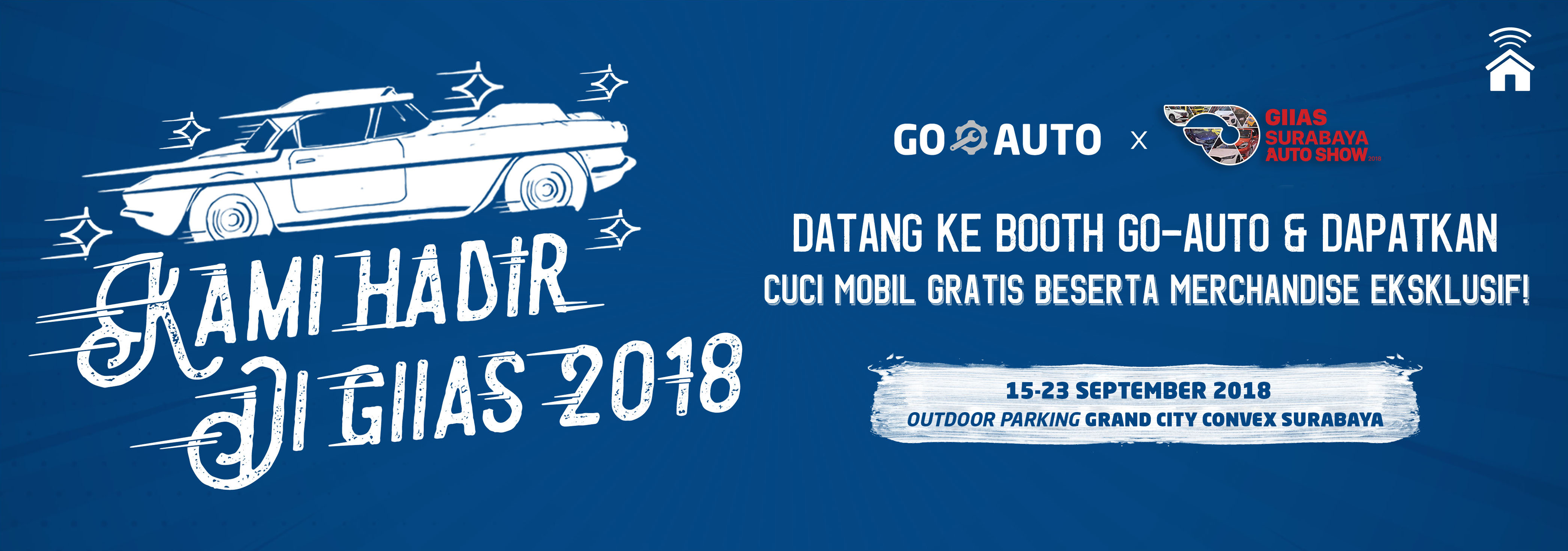 GO-AUTO Hadir di GIIAS Surabaya! Ada Merchandise Keren & Cuci Mobil GRATIS!
