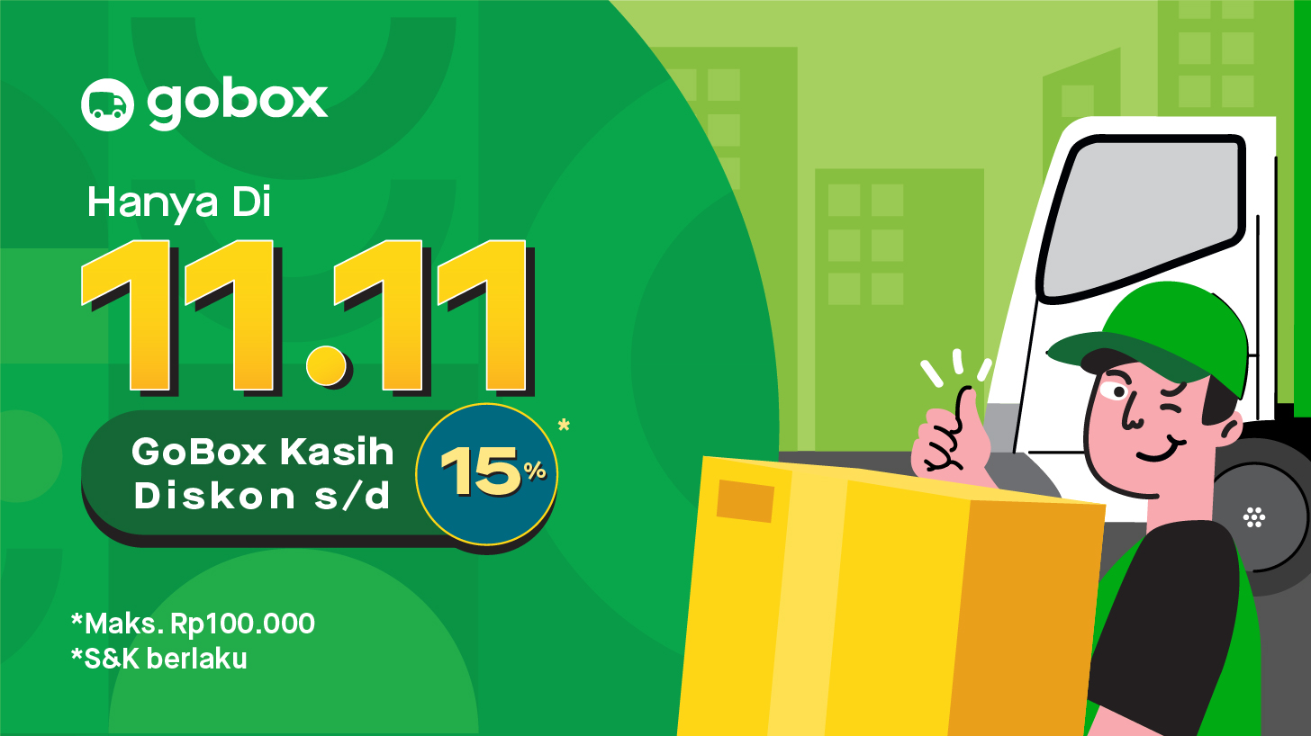 Promo 11.11 GoBox: Diskon s/d 15%