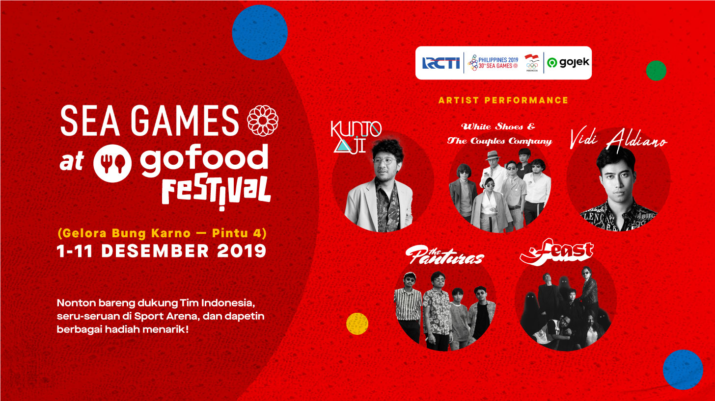 Dukung #menangindonesia di GoFood Festival GBK!