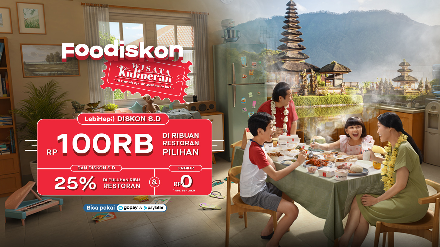 Diskon di Promo Foodiskon GoFood bikin LebiHepi