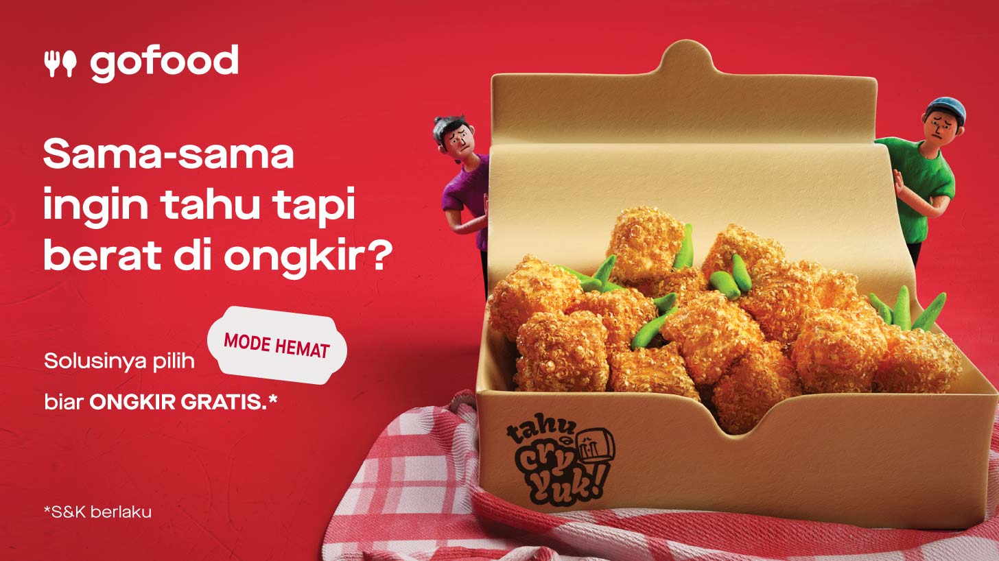 Fitur Mode Hemat, Ongkir Gratis Pesan Dari Resto Terdekat!