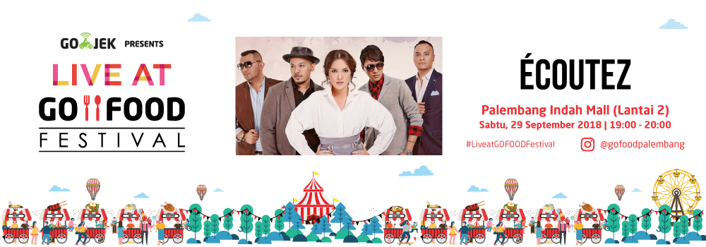 Kulineran di Palembang Ditemani Live Musik Spesial di GO-FOOD Festival