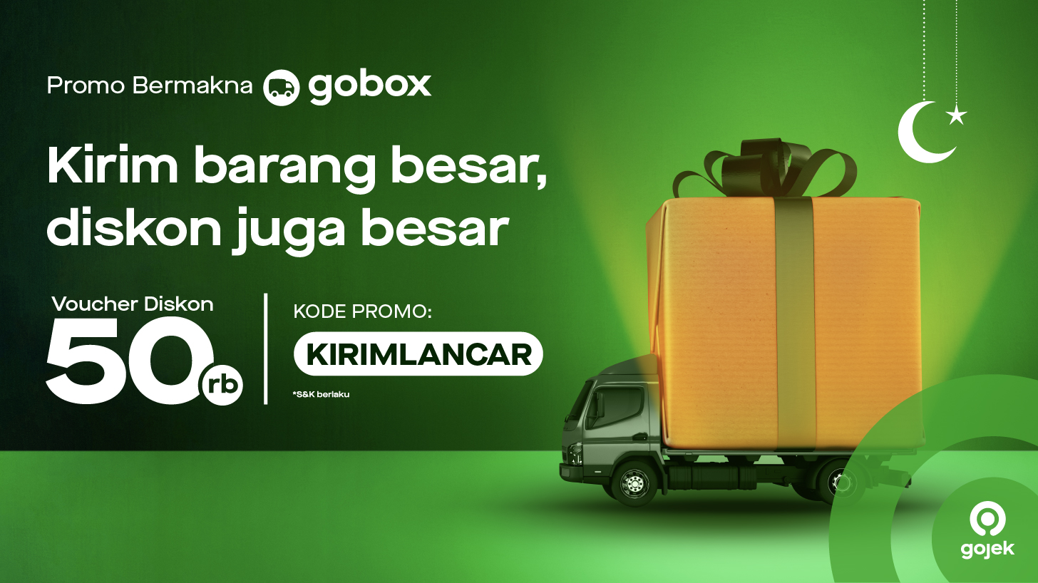 Kirim Barang Besar, Dapet Diskon GoBox Rp50.000!