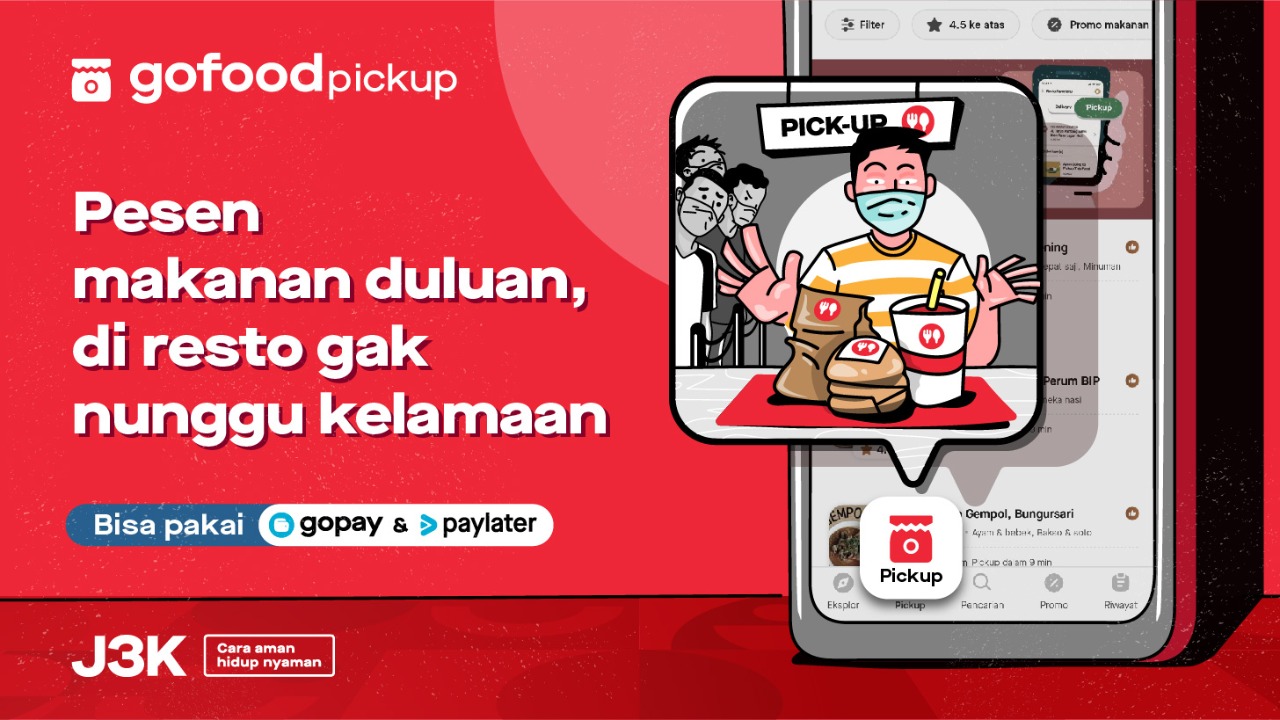 Ambil Pesananmu Sendiri, Hindari Nunggu dengan GoFood Pickup